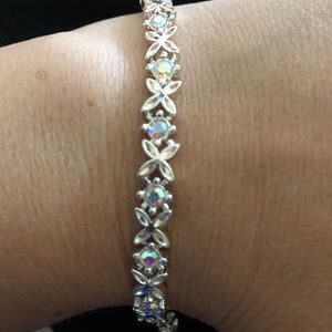 Hugs and Kisses Tennis Bracelet Costume Jewelry